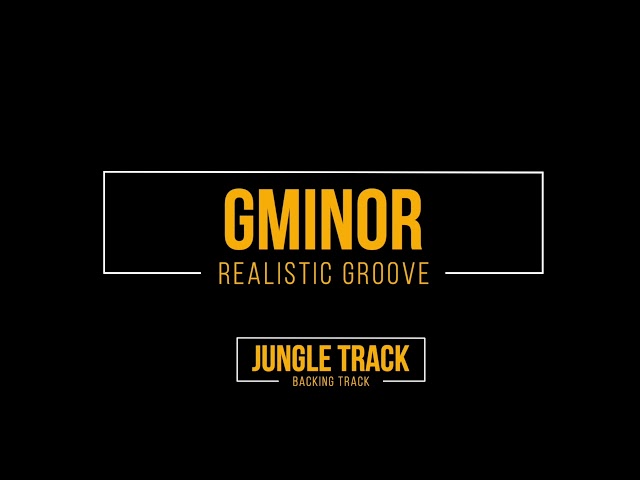 Realistic Groove Backing Track in Gminor