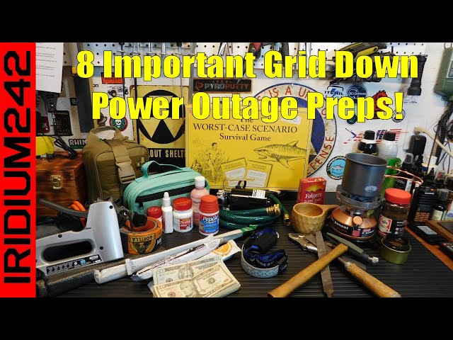 8 Items You Need To Survive A Grid Failure Or Power Outage!