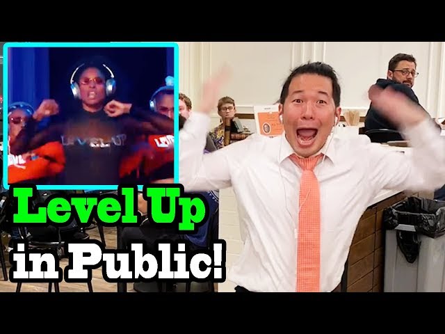 CIARA - "Level Up" - LEVEL UP CHALLENGE IN PUBLIC!!