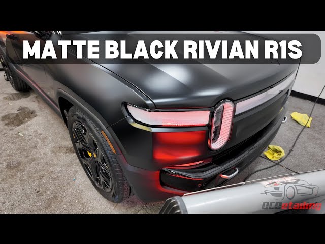 Rivian R1S - Black - Matte Paint Protection Film