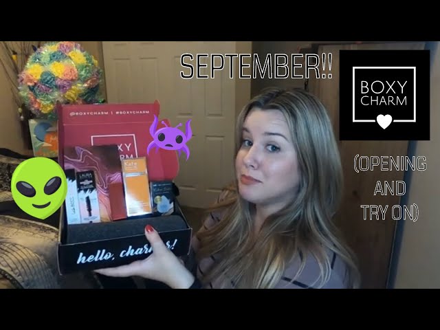 BOXYCHARM BASE BOX FOR SEPTEMBER  |||  OPENING AND TRY ON