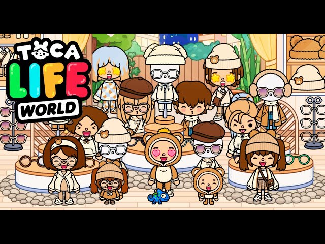 Aesthetic Clothes Shop | Biege Basics Style Pack | Toca Life World