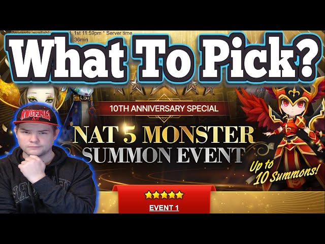 Nat 5 Summon Event, My Recommendations Per Content - Summoners War