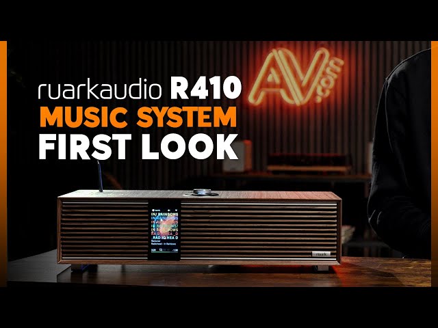 A First Look at the brand new Ruark R410 Wireless Music System | AV.com