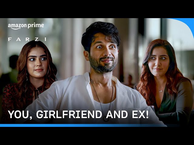 Farzi: Sunny Meets His Ex ON A DATE! | Farzi | Shahid Kapoor, Raashii Khanna | Prime Video India