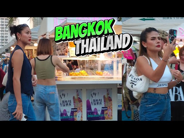 Bangkok Thailand Market Walk