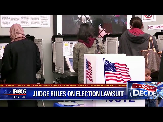 Judge rules on election lawsuit
