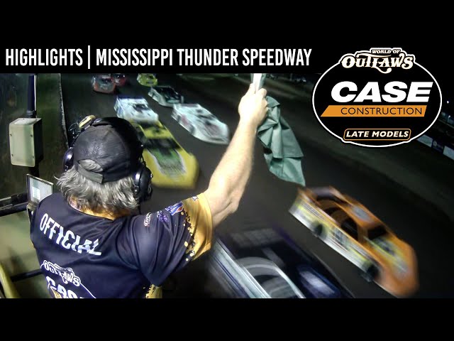World of Outlaws CASE Late Models | Mississippi Thunder Speedway | September 1 | HIGHLIGHTS