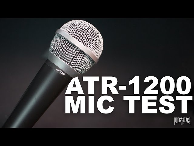 Audio Technica ATR-1200 Mic Review / Test