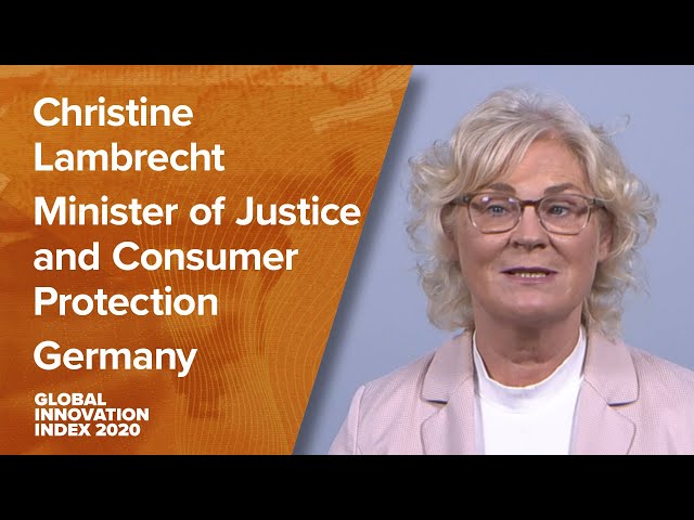 Global Innovation Index 2020: Message from Germany's Minister of Justice and Consumer Protection