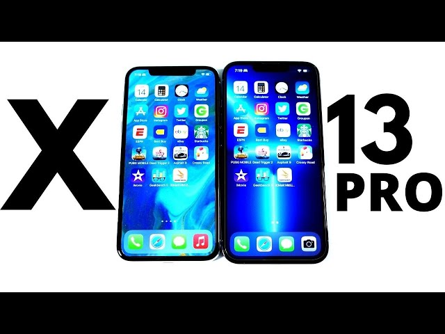 iPhone X vs iPhone 13 Pro Speed Test!
