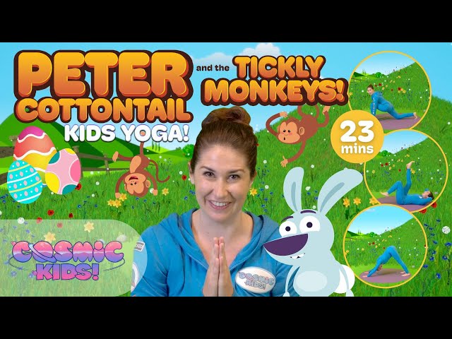 Peter Cottontail and the Tickly Monkeys! | Easter Yoga | A Cosmic Kids Yoga Adventure!