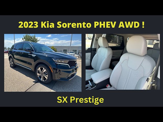 2023 Kia Sorento Plug-in Hybrid SX Prestige AWD! Amazing gas mileage!