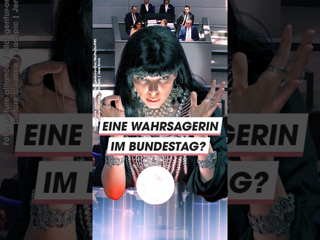 Eine WAHRSAGERIN im Bundestag? 🔮 #shorts