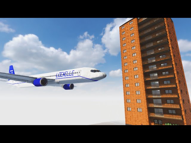 Plane VS Apartment Building | Teardown