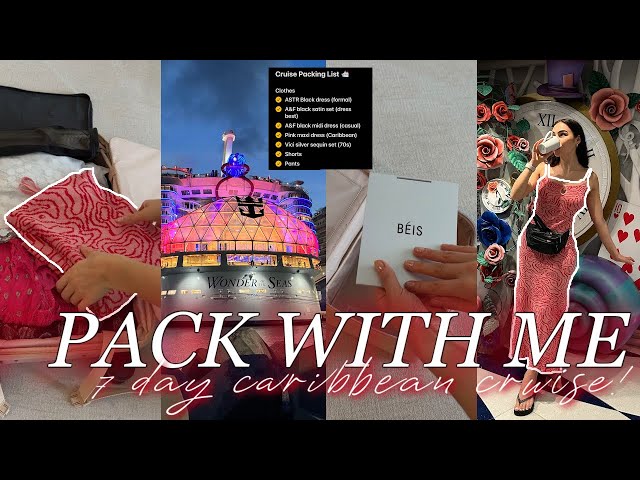 Pack With Me For A Caribbean Cruise! |BÉIS Carry On Only 🧳