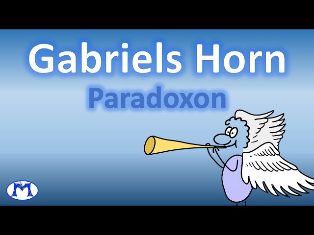 Gabriels Horn - Wenn unendlich nicht unendlich ist - Paradoxon