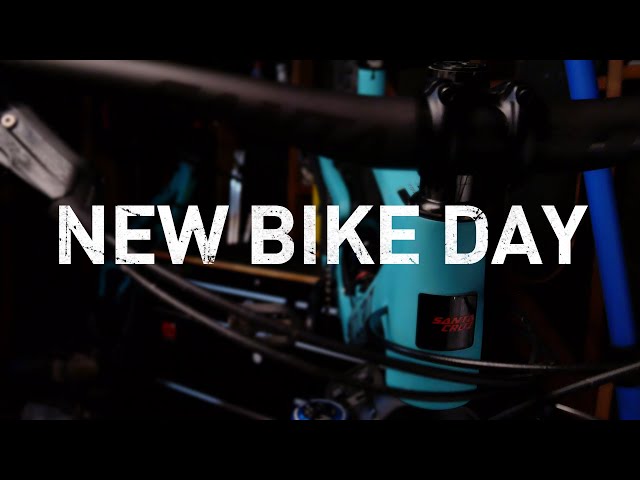 NEW BIKE DAY - 2019 Santa Cruz Bronson. Bike build at The Path Bike Shop with The Outsider MTB.