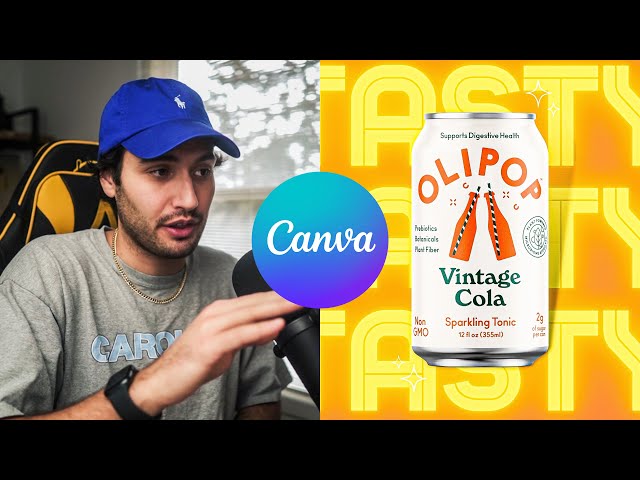 I tried using Canva to make a Product Commercial