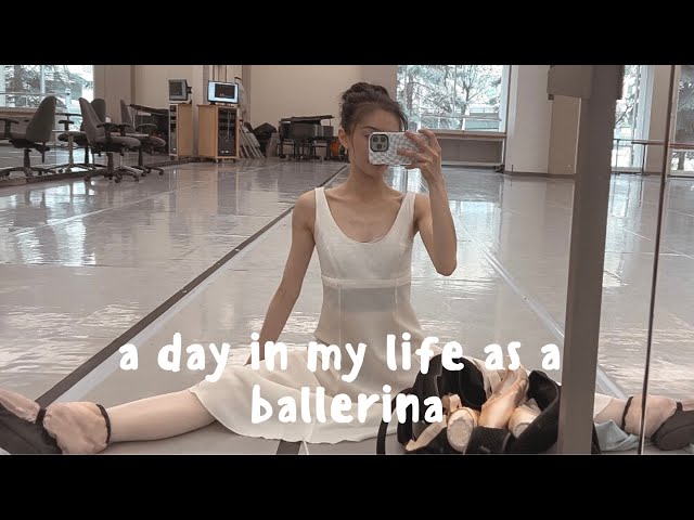 Ballerina Daily VLOG🩰| 芭蕾舞者6小時排練的一天🤍 舞者們的練功衣分享🩱 上課練習片段🎞️ 多倫多推介的粵菜餐廳🍲