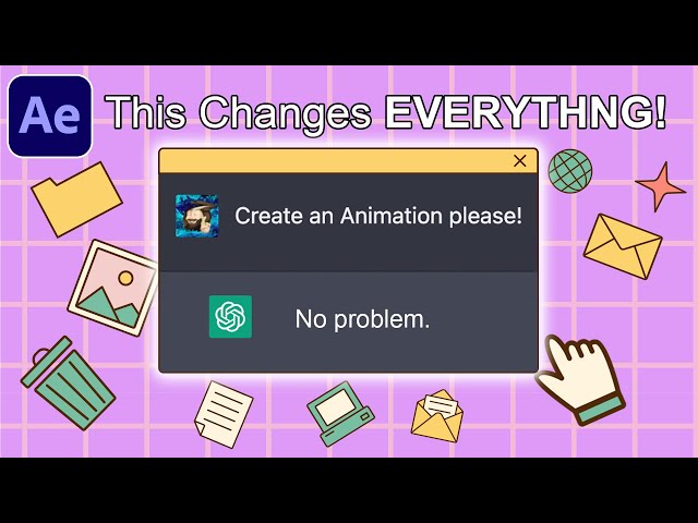 Using ChatGPT AI to Create Animations (After Effects GAMECHANGER!)