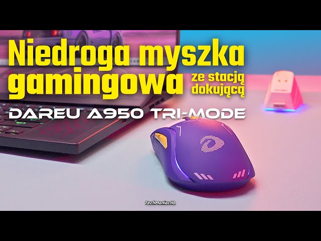 Wireless gaming mouse with a docking station at a good price! 🤩 [Dareu A950 Tri-mode and EK861]