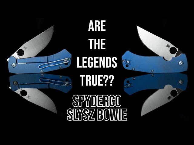 This Video is 4 Years in the Making - Spyderco Slysz Bowie (KnifeJoy Exclusive)
