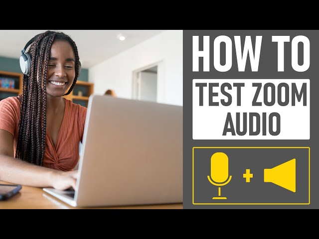 How To Test Audio On Zoom | QUICK ZOOM TUTORIAL