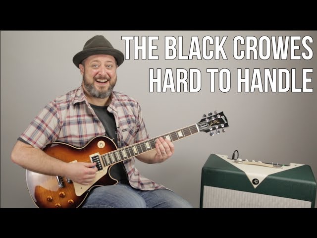 How to Play "Hard to Handle" by The Black Crowes on Guitar - Guitar Lesson