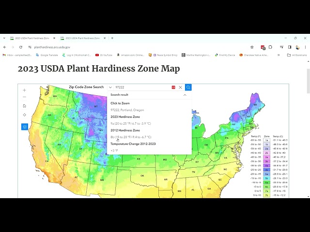 2023 USDA Hardiness Zone Map UPDATED