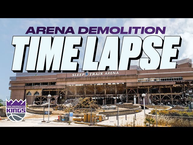Sacramento Kings Arena Demolition Time Lapse