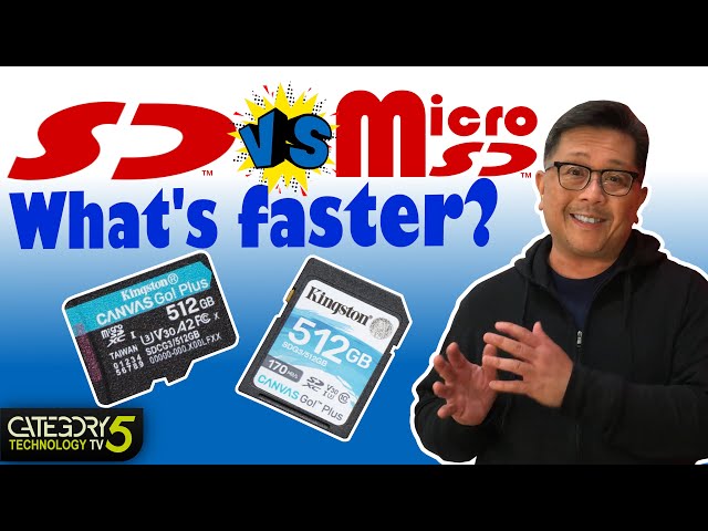SD Cards vs MicroSD Cards with Adapter Speed Reliability - Which is Better?
