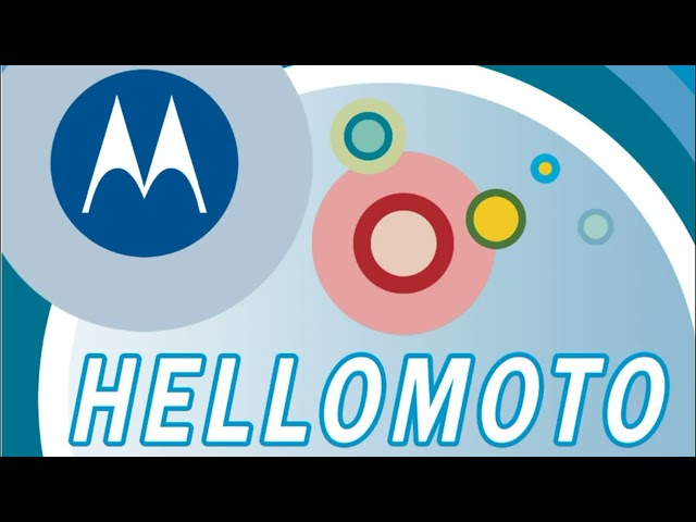 Hello Moto [Motorola Ringtone] 4K 2022 +DOWNLOAD LINK