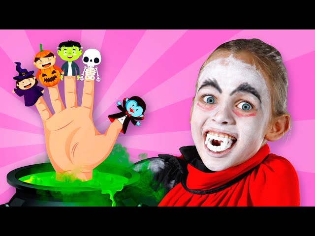 Finger Family Halloween Kids Songs | Maya Mary Mia