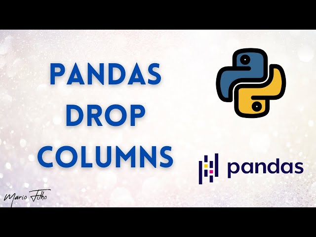 How To Drop Columns In a Pandas DataFrame - Data Science For Beginners