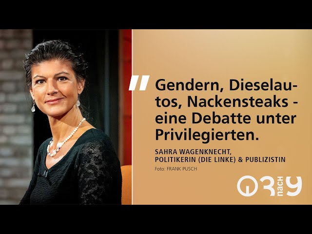 Politikerin Sahra Wagenknecht über neue linke Politik // 3nach9