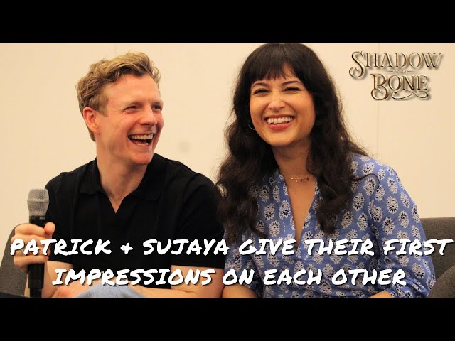 Patrick Gibson & Sujaya Dasgupta give their first impressions about each other