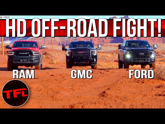 Only One Rules: Ford F-250 Tremor vs RAM Power Wagon vs GMC Sierra HD AT4 Ultimate Off-Road Test!