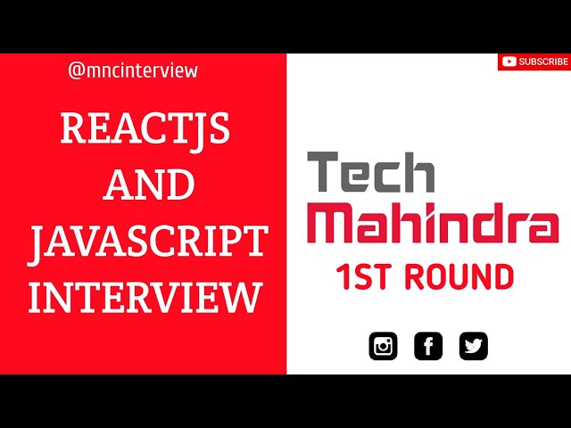 Front end ReactJs and JavaScript interview 2023 | selected 🎉 | Tech Mahendra interview 2023