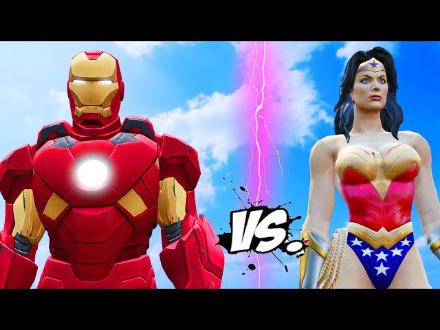 IRON MAN vs WONDER WOMAN - Epic Battle