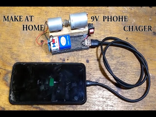 how to charger your phone with 9v battery project how to make a project
