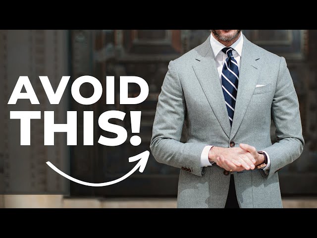 10 Worst Custom Suit Mistakes (From An Expert Who's Seen It All)