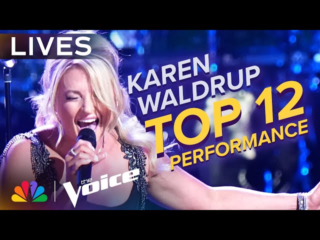 Karen Waldrup Performs "I Hope You Dance" By Lee Ann Womack | The Voice Lives | NBC