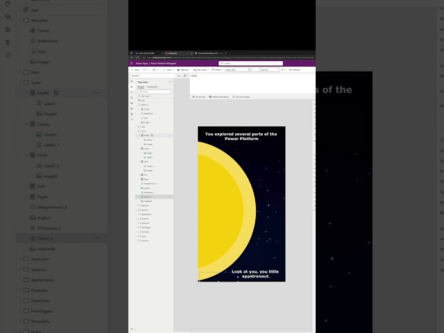 PowerPoint like animation in Power Apps | Power Platform Shorts