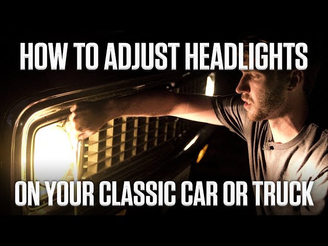 How to Adjust Sealed-Beam Headlights on Your Classic Car or Truck | Hagerty DIY