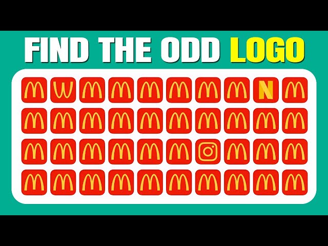 Find the ODD One Out - Logo & Junk Food Edition 🍔🍕🍩| Quizzer Odin