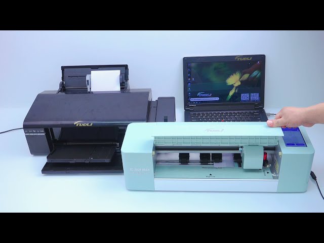 TUOLI 16inch TL-568 Max screen protector cutting machine diy back film  tutorial