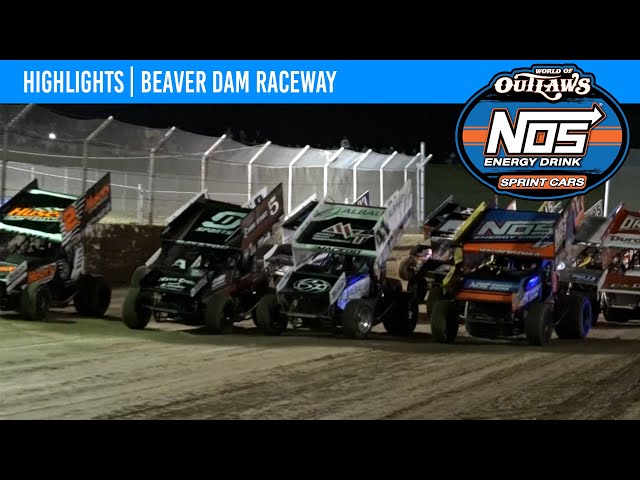 World of Outlaws NOS Energy Drink Sprint Cars Beaver Dam Raceway, June 17, 2022 | HIGHLIGHTS