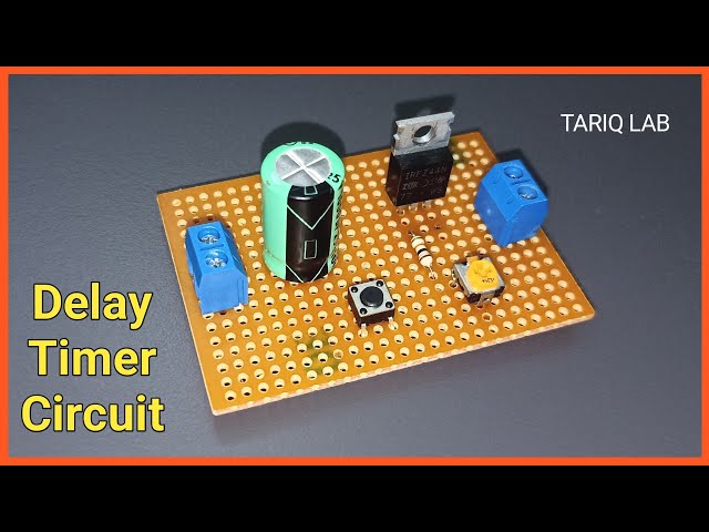 How to make a delay off timer circuit
