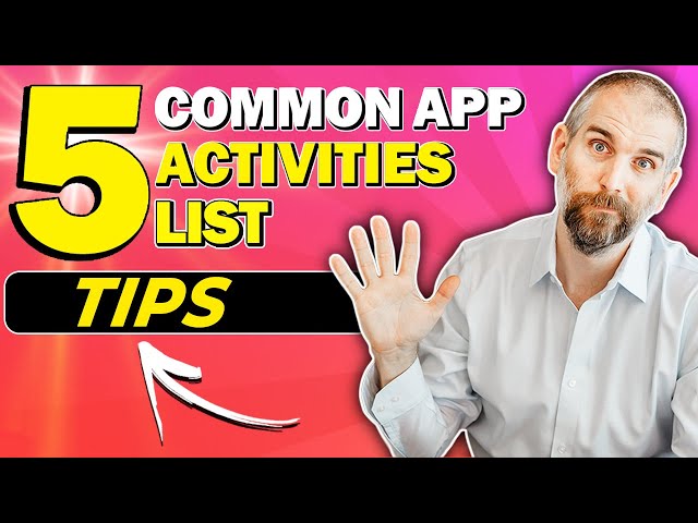 How to Write an Awesome Common App Activities List [Course preview]